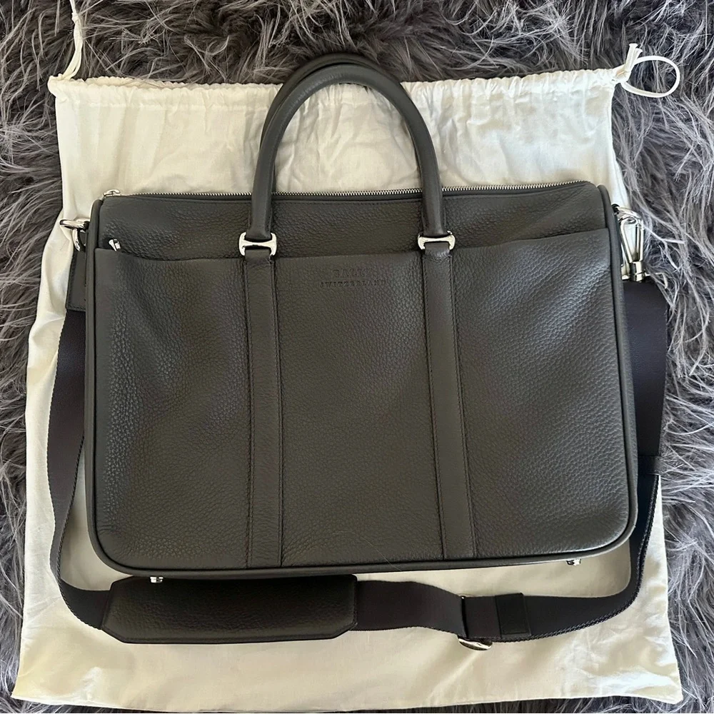 Bally Men’s Leather Briefcase